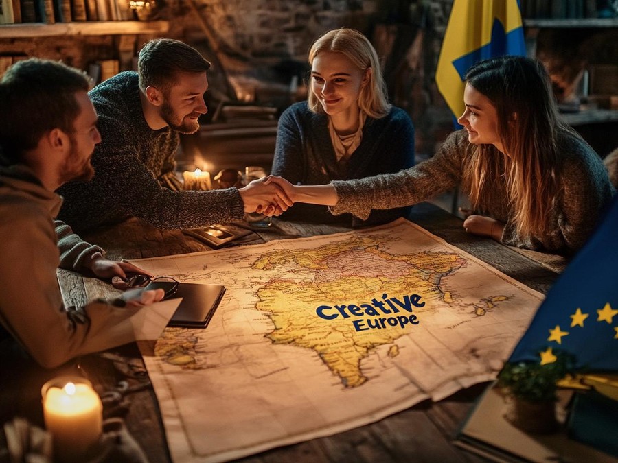 Народные танцы на культурном фестивале